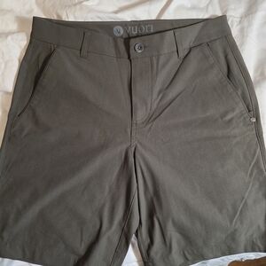 Vuori Men's Olive Green Hybrid Shorts